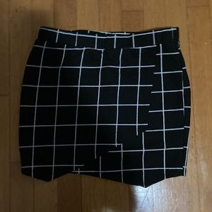 Checkered skirt